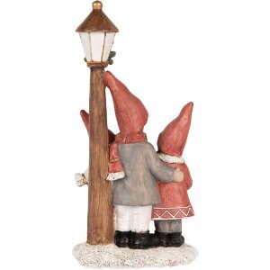 Clayre & Eef Cor de Crăciun 11x8x21 cm – Figurina Decorativă