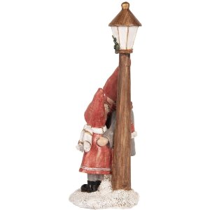 Clayre & Eef Cor de Crăciun 11x8x21 cm – Figurina Decorativă
