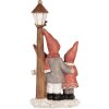 Clayre & Eef Cor de Crăciun 11x8x21 cm – Figurina Decorativă
