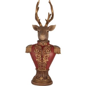 Bust Decorativ Căprioară Clayre & Eef 16x14x36 cm
