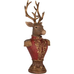 Bust Decorativ Căprioară Clayre & Eef 16x14x36 cm
