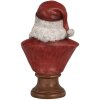 Bust Decorativ Moș Crăciun Clayre & Eef 6PR5398 - 18x12x30 cm