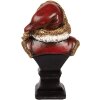 Bust Decorativ Moș Crăciun Clayre & Eef 10x8x17 cm Roșu