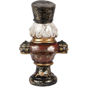 Clayre & Eef Bust Decorativ Spărgător de Nuci 9x6x15 cm Roșu