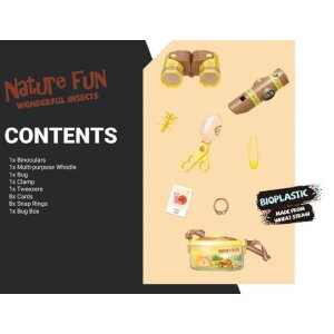 Set Explorator Insecte Byomic Kids - 22 piese