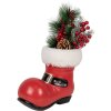 Clayre & Eef 6PR5683 Decorațiune Cizmă de Crăciun 25x15x22 cm