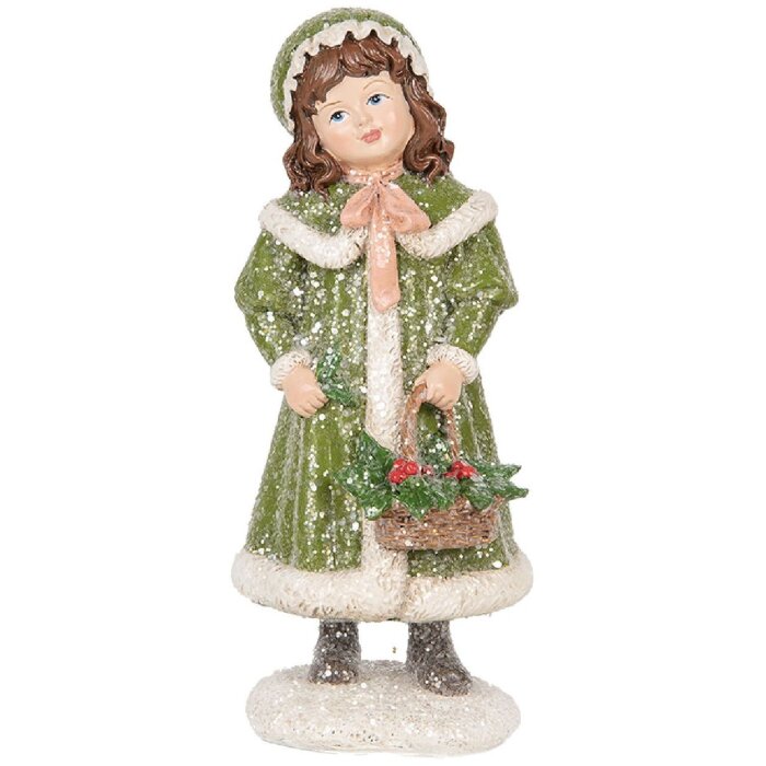 Clayre & Eef 6PR5687 Decorațiune Copil Roz 8x9x18 cm