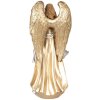Clayre & Eef 6PR5697 Dekoration Engel 16x13x35 cm Gold Silberfarben