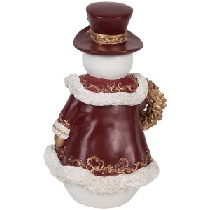 Clayre & Eef Om de Zăpadă Decorațiune 15x14x24 cm