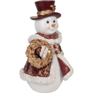 Clayre & Eef Om de Zăpadă Decorațiune 15x14x24 cm
