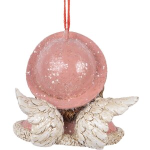 Clayre & Eef Decorațiune Suspendată Înger 8x7x7 cm