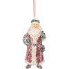 Clayre & Eef Ornament Crăciun Moș Crăciun 5x4x12 cm