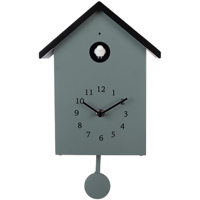 Clayre & Eef 6KL0838GR Wanduhr 20x10x26 cm Grün