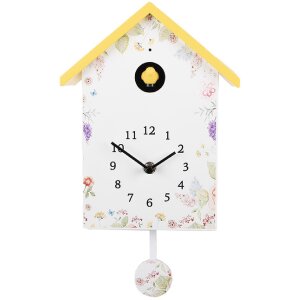 Clayre & Eef 6KL0839 Wanduhr 20x10x26 cm 3xAA...