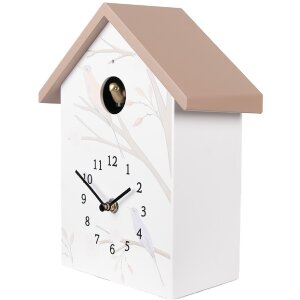 Clayre & Eef 6KL0841 Wanduhr 20x10x26 cm 3x AA Batteriebetrieben