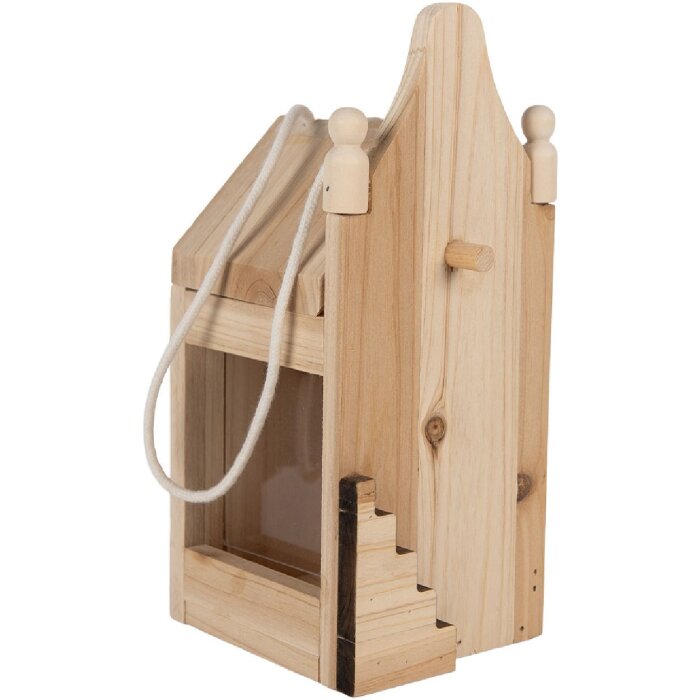 Clayre & Eef Casă pentru păsări Lemn 10x11x23 cm
