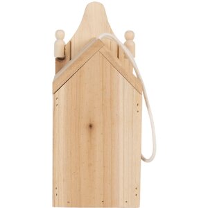 Clayre & Eef Casă pentru păsări Lemn 10x11x23 cm