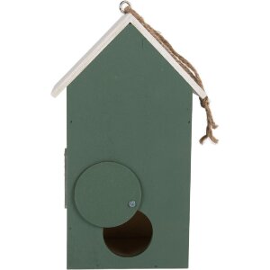 Clayre & Eef 6H2439 Căsuță pentru păsări Lemn 15x10x22 cm