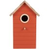Clayre & Eef 6H2442 Vogelhaus 15x10x22 cm Rot Braun