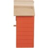 Clayre & Eef 6H2442 Vogelhaus 15x10x22 cm Rot Braun