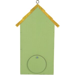 Clayre & Eef 6H2443 Căsuță pentru păsări 15x10x22 cm Verde și Galben