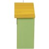 Clayre & Eef 6H2443 Căsuță pentru păsări 15x10x22 cm Verde și Galben
