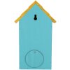 Clayre & Eef 6H2444 Vogelhaus 15x10x22 cm Blau Gelb