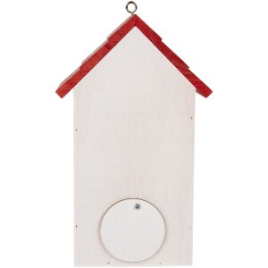 Clayre & Eef 6H2446 Vogelhaus 15x10x22 cm Holz Landhausstil