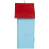 Clayre & Eef 6H2447 Vogelhaus 15x10x22 cm Blau und Rot