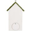 Clayre & Eef Căsuță pentru Păsări 15x10x22 cm Alb/Verde Rustic