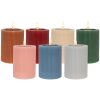 Clayre & Eef 6CA0003BL LED Kerze Ø 8x13 cm / 2x AA Batteriebetrieb