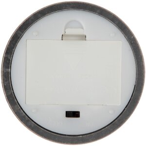 Clayre & Eef 6CA0007 Teelichthalter LED Ø 8x10 cm 3xAAA Braun