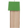 Clayre & Eef 6H2453 Vogelhaus 14x10x23 cm Weiß Grün