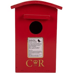 Clayre & Eef 6H2457 Vogelhaus 14x12x21 cm Holz Landhausstil