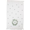 Clayre & Eef CTLNL Prosop pentru oaspeți 40x66 cm Alb cu Verde