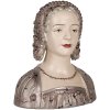 Clayre & Eef 6PR5548 Bust Decorativ Femeie Bej-Maro 27x15x30 cm
