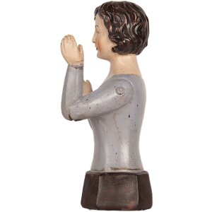 Bust Decorativ Frau 12x9x20 cm Clayre & Eef Bej/Gri