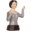 Bust Decorativ Frau 12x9x20 cm Clayre & Eef Bej/Gri