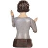 Bust Decorativ Frau 12x9x20 cm Clayre & Eef Bej/Gri