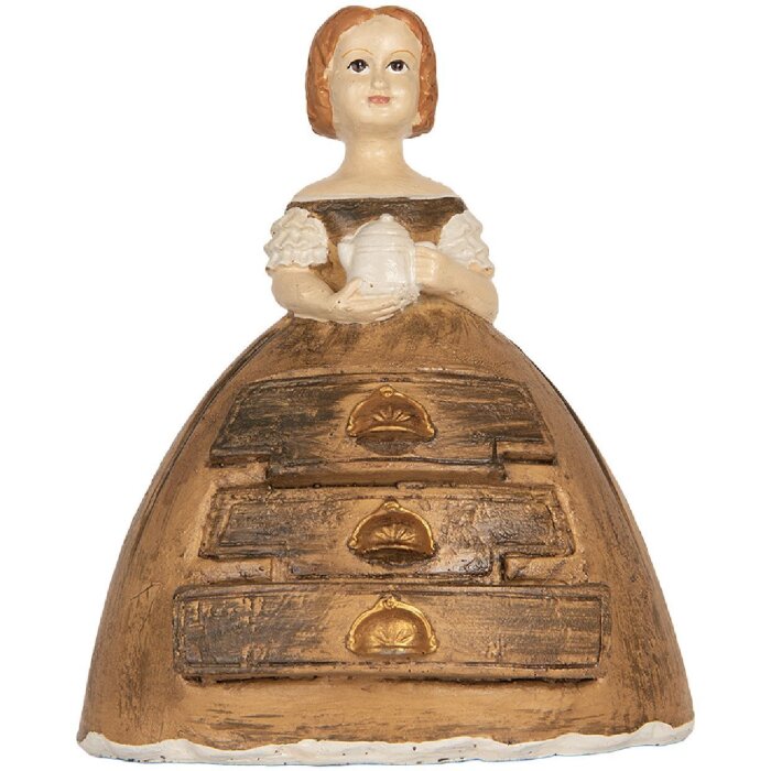 Cutie Bijuterii Clayre & Eef 6PR5558 Doamnă 16x11x20 cm Maro-Bej