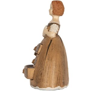 Cutie Bijuterii Clayre & Eef 6PR5558 Doamnă 16x11x20 cm Maro-Bej