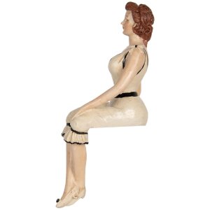 Clayre & Eef 6PR5560 Dekoration Frau 12x10x29 cm Beige