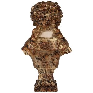 Clayre & Eef Bust Decorativ Femeie Bej-Maro 18x12x30 cm