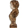 Clayre & Eef Bust Decorativ Femeie Bej-Maro 18x12x30 cm