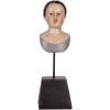 Clayre & Eef 6PR5564 Bust Decorativ Femeie Bej-Maro 11x11x34 cm