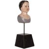 Clayre & Eef 6PR5564 Bust Decorativ Femeie Bej-Maro 11x11x34 cm