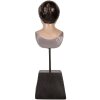 Clayre & Eef 6PR5564 Bust Decorativ Femeie Bej-Maro 11x11x34 cm