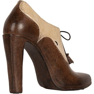 Clayre & Eef 6PR5568 Decorațiune Pantof 22x8x17 cm Braun-Beige