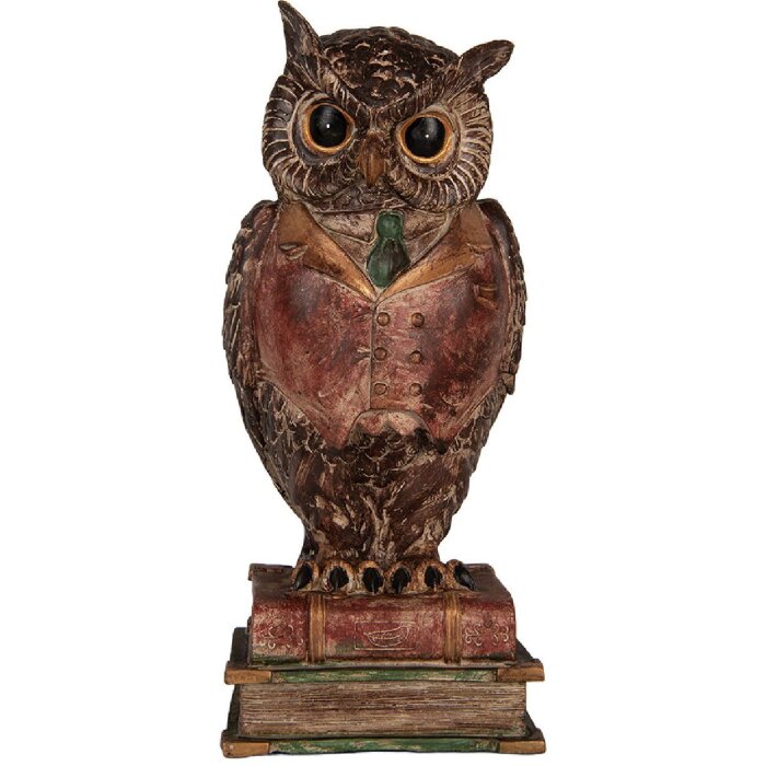 Clayre & Eef Pușculiță Bufniță 16x15x35 cm