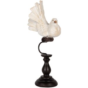 Clayre & Eef 6PR5586 Dekoration Vogel 15x11x36 cm